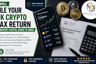 file your UK tax return crypto tax report bitcoin nft defi capital gains to hmrc