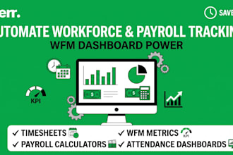 design a workforce payroll tracker and attendance dashboard