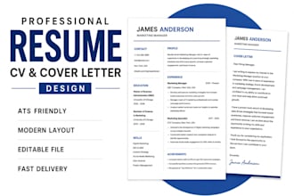 write an executive resume, linkedin optimization, ats resume, and cover letter