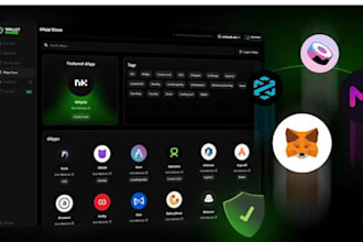 do a secure web3 dapp, defi platform, uniswap dex, solana or evm block app