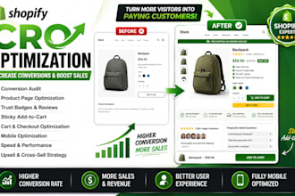 do shopify cro audit, shopify store, shopify audit, pages