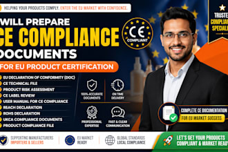 prepare ce compliance documents for eu product certification
