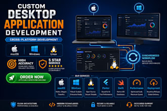 build professional desktop software for macos windows and linux