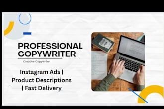 write high converting ad copy and copywriting for your brand