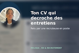 je relis et améliore ton cv avec l oeil d une recruteuse