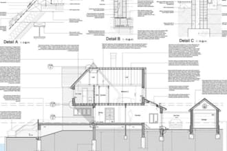 draw UK loft conversion plans for planning and building regulations