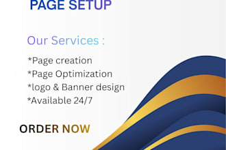 professionally setup facebook bussiness page and optimize its for growth