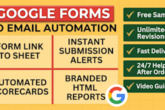 build an automated google forms to email notification system