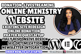 online ministry website, church website, ministry website, christian website