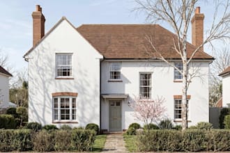 renovate 3d modern uk house, cottage exterior,terracotta roof,victorian interior