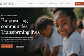 design squarespace 501c3 nonprofit fundraising donation website