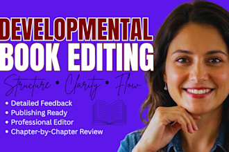 do nonfiction development editing for self help, business, memoir book