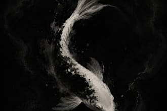 create dark horror concept art and ai video visual designs