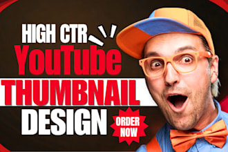 setup your you tube channel with branding and design high CTR youtube thumbnail