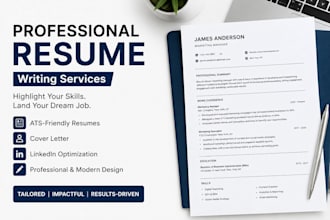 write ats friendly executive resume, CV and cover letter