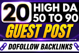 publish guest post with dofollow backlink on high da guest post sites