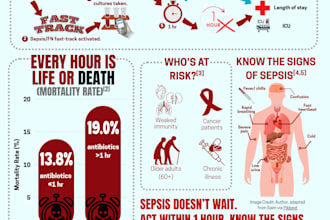 design a professional infographic, poster, or educational visual