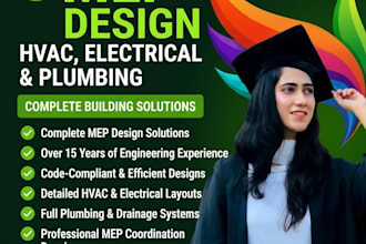 do hvac electrical plumbing and complete mep design