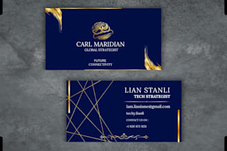 design professional custom buisness card