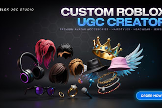 create custom roblox ugc hair, accessories, and wearable items