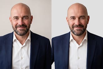 retouch your corporate or business headshot