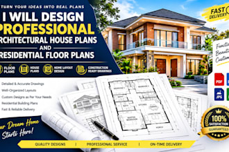 design professional architectural house plans and residential floor plans