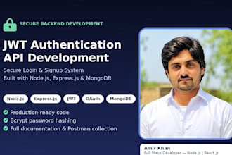 build a secure jwt authentication login signup API with nodejs expressjs