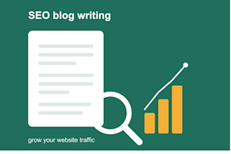 write SEO optimized blog posts for your website