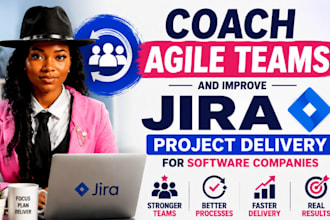 coach agile teams and improve jira project delivery for software companies
