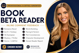 be your horror thriller beta reader, beta reader fantasy, scifi beta reader