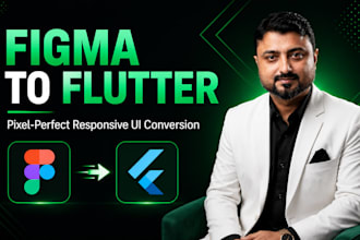 convert figma to flutter pixel perfect responsive UI