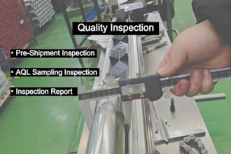 do pre shipment inspection for your products in china