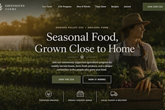 design squarespace csa farm website farm share website online farm shop