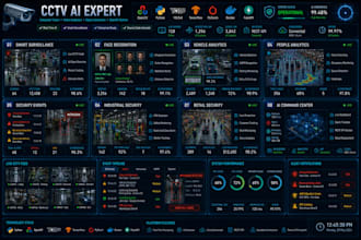 develop cctv ai, computer vision, opencv python, object detection video analytic