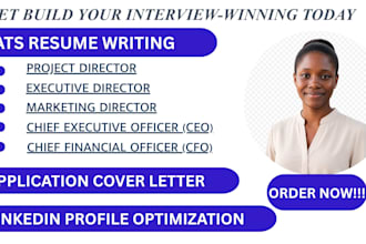 write ats executive resume