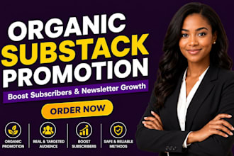 do organic substack promotion substack page viirally to boost subscribers