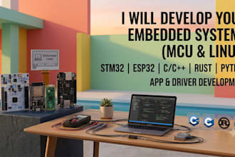 develop stm32 and esp32 firmware in c and rust