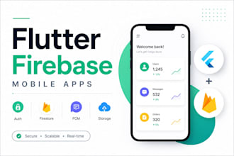 build flutter firebase mobile apps with firestore and fcm