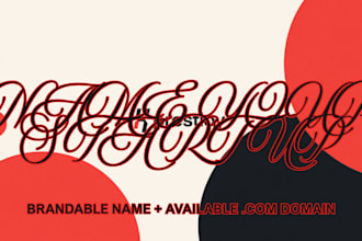 create a brandable business name with an available domain