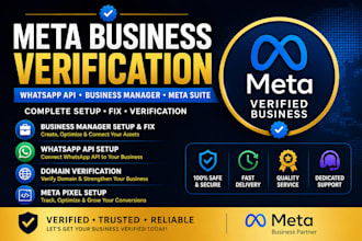 do meta business verification whatsapp api setup business manager