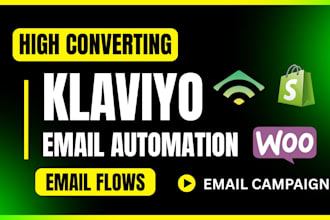 setup klaviyo for shopify, email flows, automation, shopify klaviyo integration