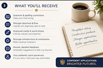 edit and improve your resume and cover letter