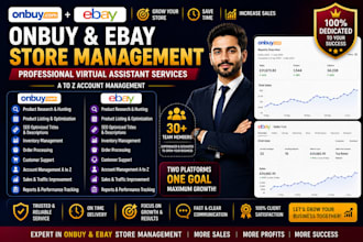 manage and grow your onbuy and ebay stores  professionally