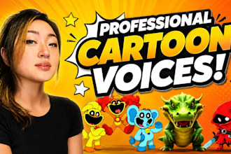 voice female anime character, comics, video games character voice over acting