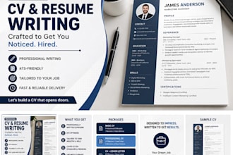 , edit, and optimize your professional CV or resume