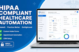 setup intakeq gohighlevel automation hipaa compliant healthcare practice better