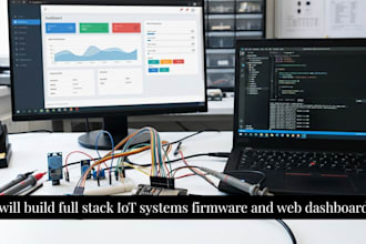 build full stack iot systems firmware and web dashboards