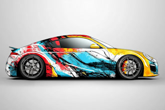 create custom car wrap design for your business
