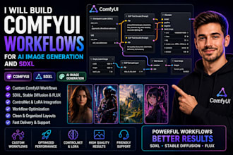 build comfyui workflows for ai image generation and sdxl