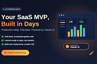 code a full stack saas mvp with claude ai, launch ready